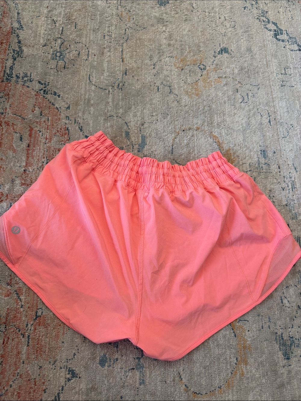 lululemon athletica Coral Pink Running Shorts